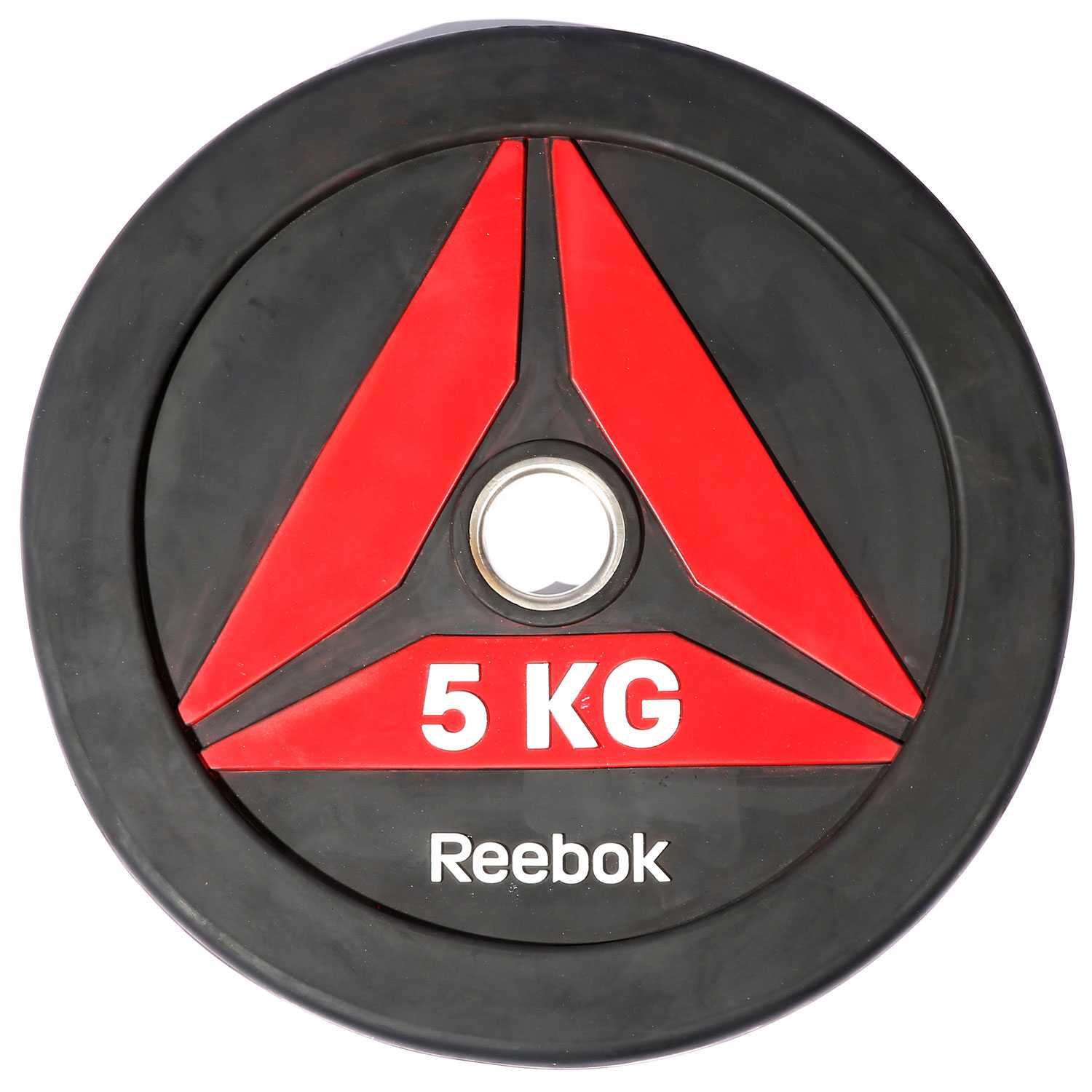 → Reebok Functional Bumper Plate DELTA Vægtskive 5kg - den bedste pris 💪 Motion & Fitness